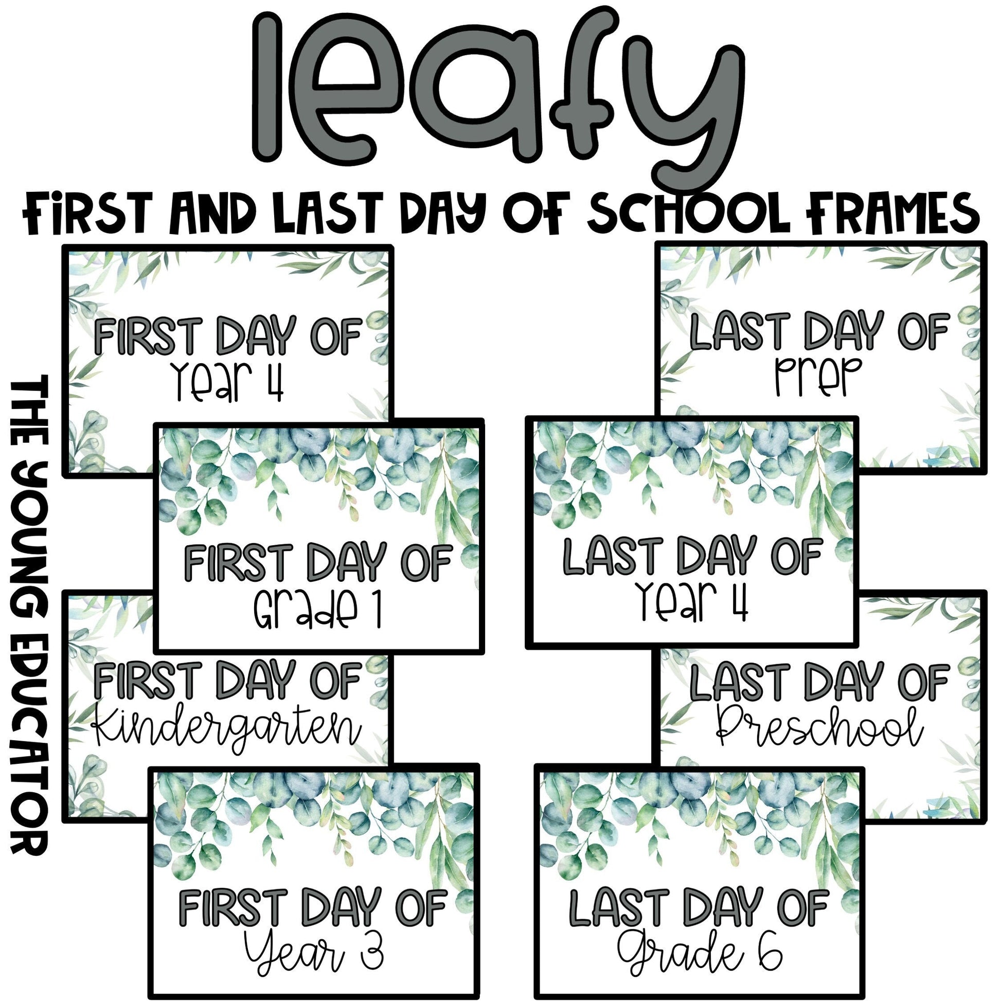 Printable First Day of School Frame for fun classroom photo memories.