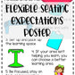 Flexible Seating Expectations Poster for classrooms to establish clear seating rules.
