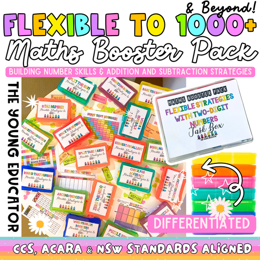 Engaging flexible to 1000 math strategies pack for mastering large numbers.
