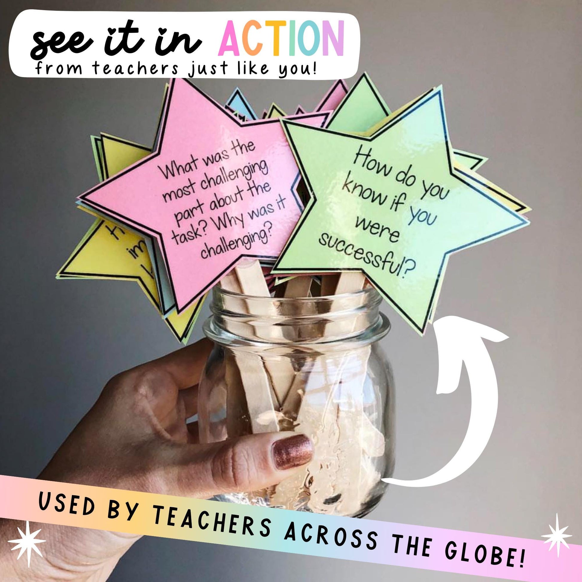 Lesson Reflection Sticks for Kids | Formative Assessment Prompts – The ...