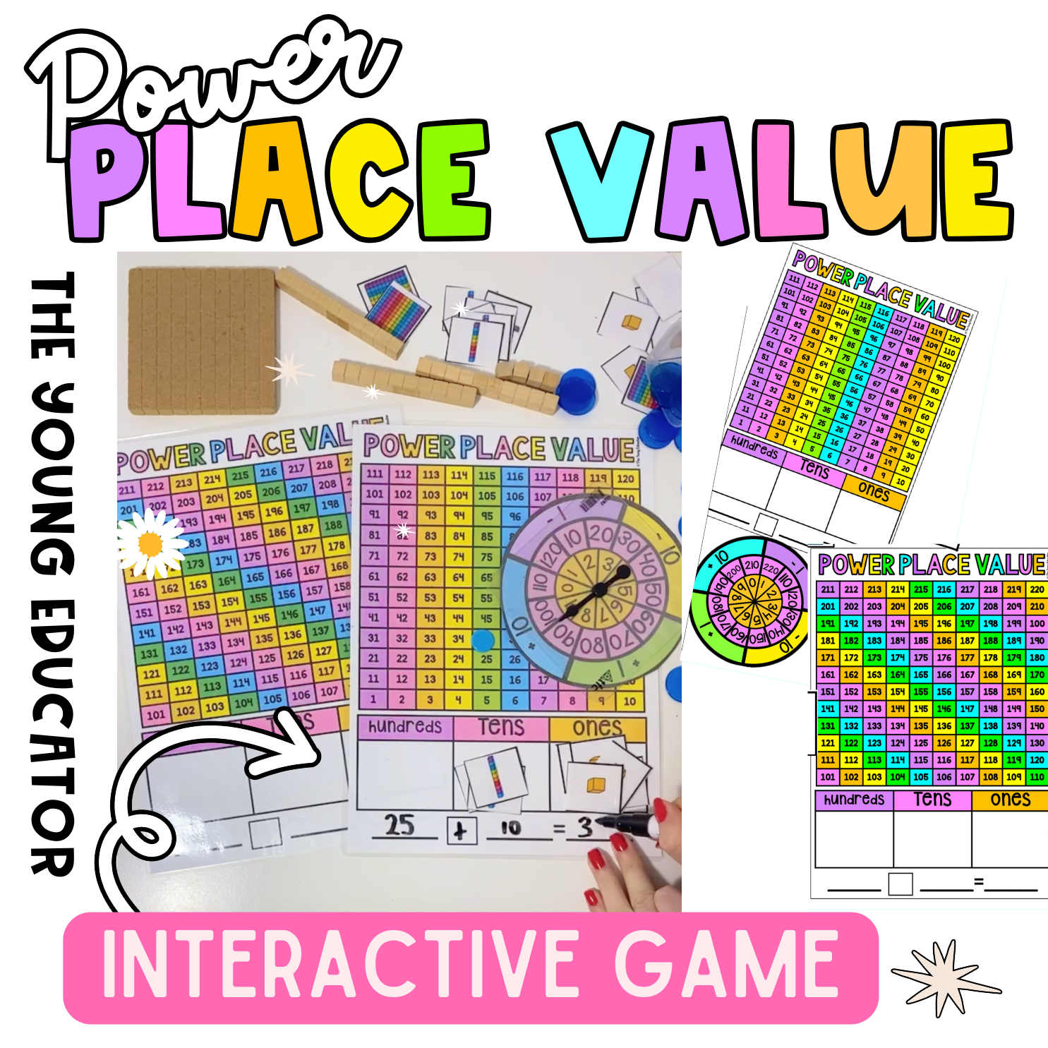 Fun Place Value Game for Students to learn numbers with interactive activities