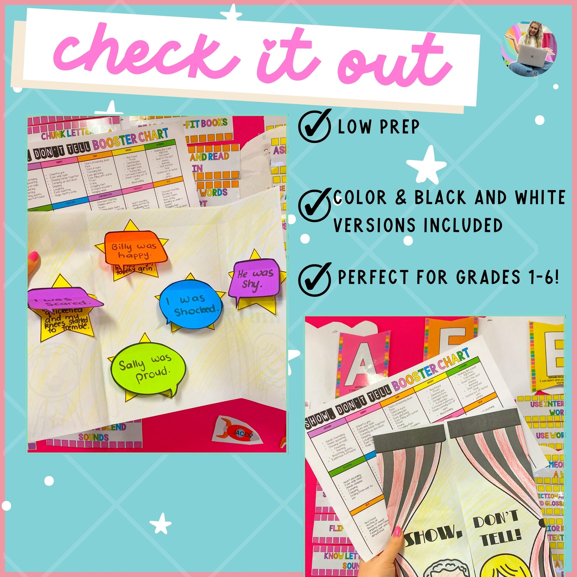 Fun Vocabulary Building Activities with a poster and craft for students.