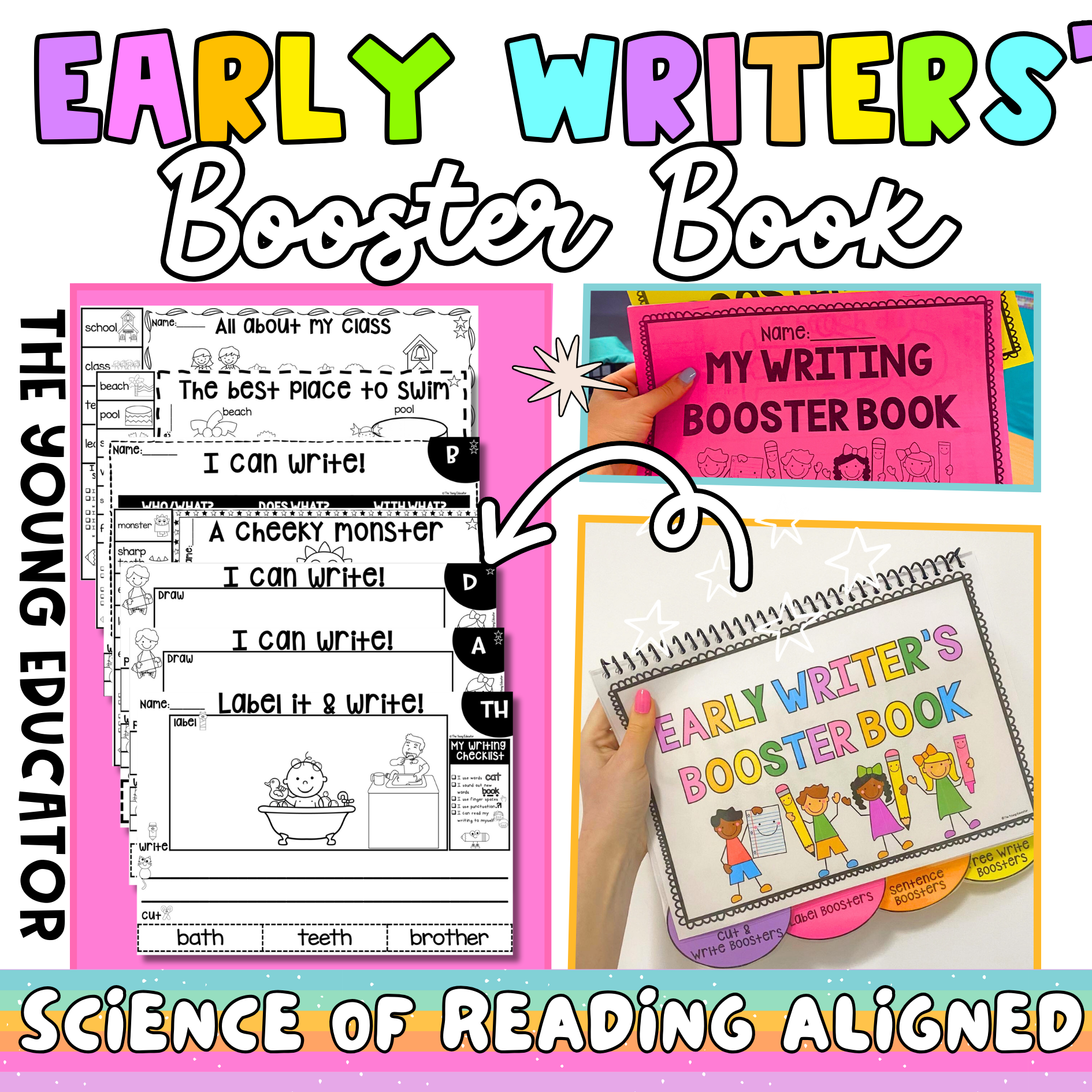 Fun writing activities book with engaging prompts and beginner writing practice for kids.