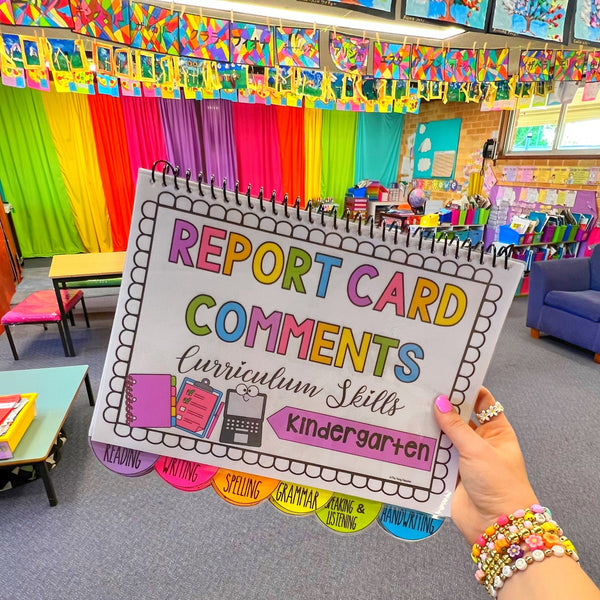 REPORT CARD COMMENTS -Kindergarten/Prep/Foundation English&Math Skills –  The Young Educator