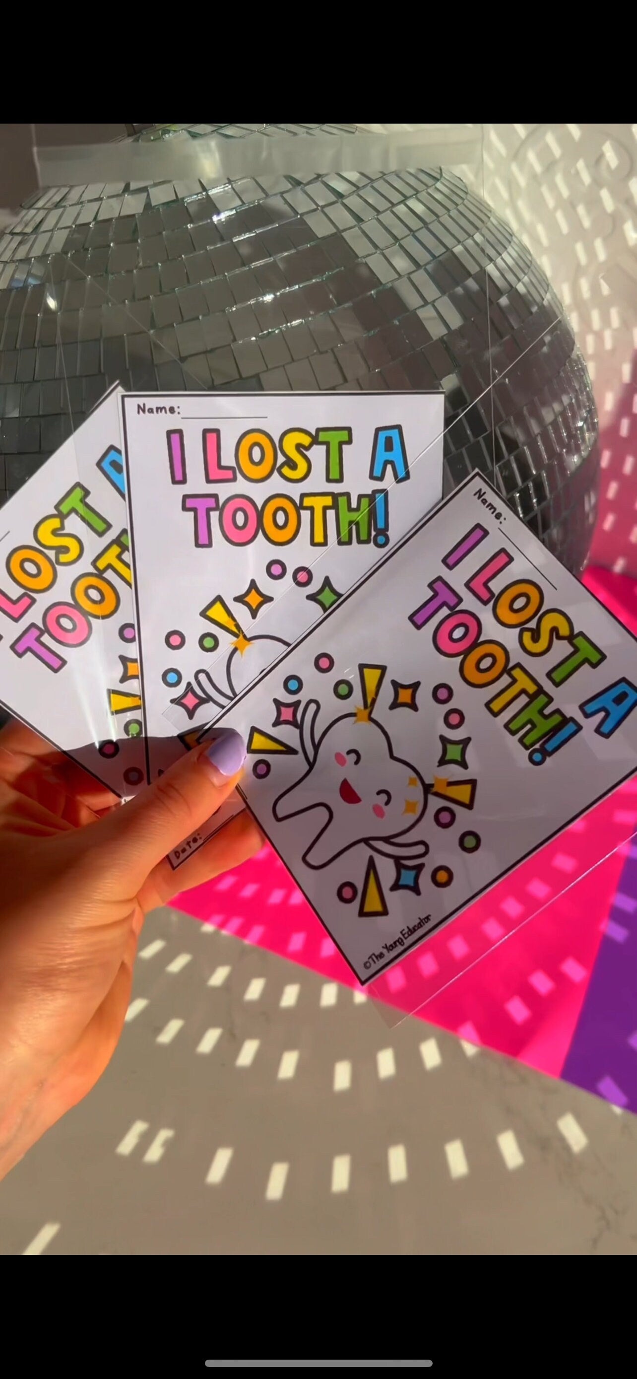 I Lost a Tooth Slip