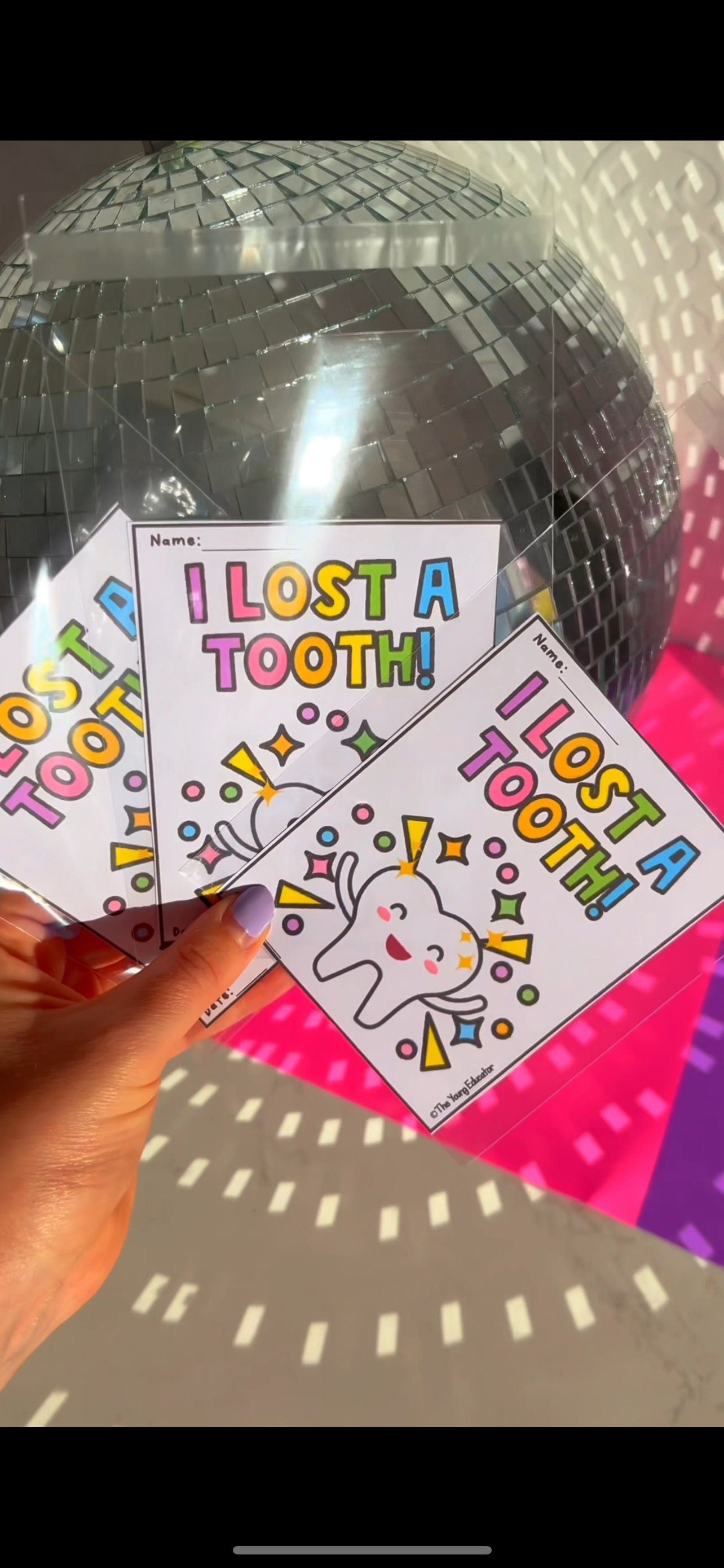 I Lost a Tooth Slip