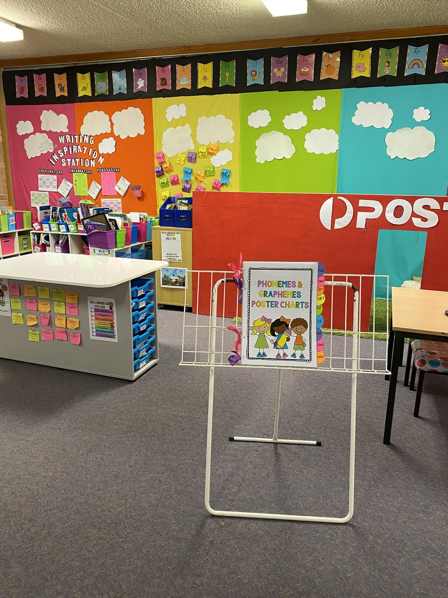 PHONICS POSTERS BOOK / Alternative Spellings Class Sounds Dictionary/  Phonemes Graphemes / Science of Reading Charts