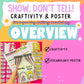 Show, Don't Tell! Activity Pack - Craft & Poster - Descriptive Writing - Improved Vocabulary - Descriptive Language Learning Printable