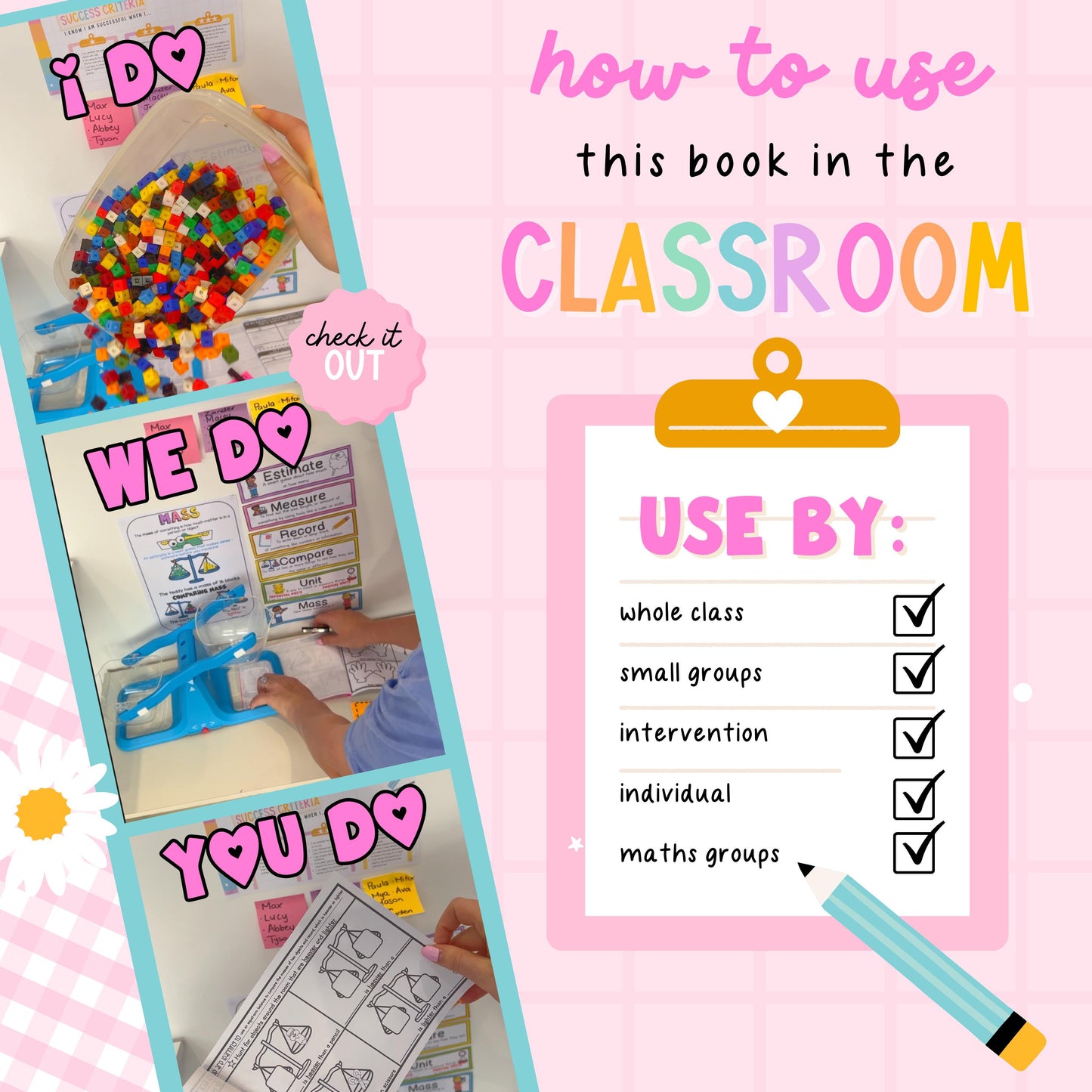 MASS BOOSTER BOOK / Differentiated Grades 1 & 2 - Informal Units of Measurement