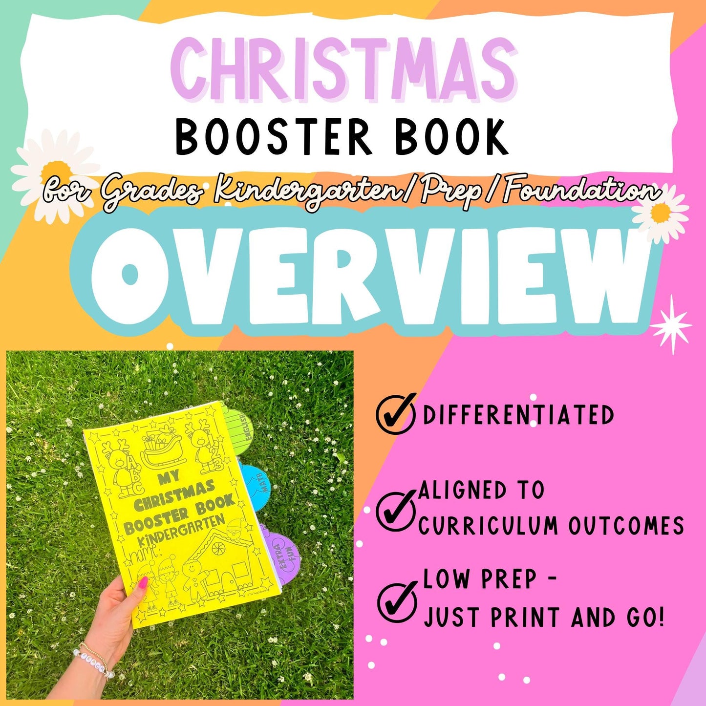CHRISTMAS BOOSTER BOOK - Kindergarten/Prep/Foundation - Curriculum Activity Book