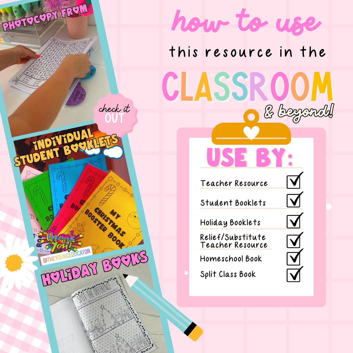 CHRISTMAS BOOSTER BOOK (No Prep - Print and Go!) - Grade 1/2 Curriculum Aligned Learning Holidays Booklet Printable Year 1 and Year 2