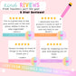 2025 Pastel Rainbow Wall Planner Yearly Calendar *Free Update Each Year!*