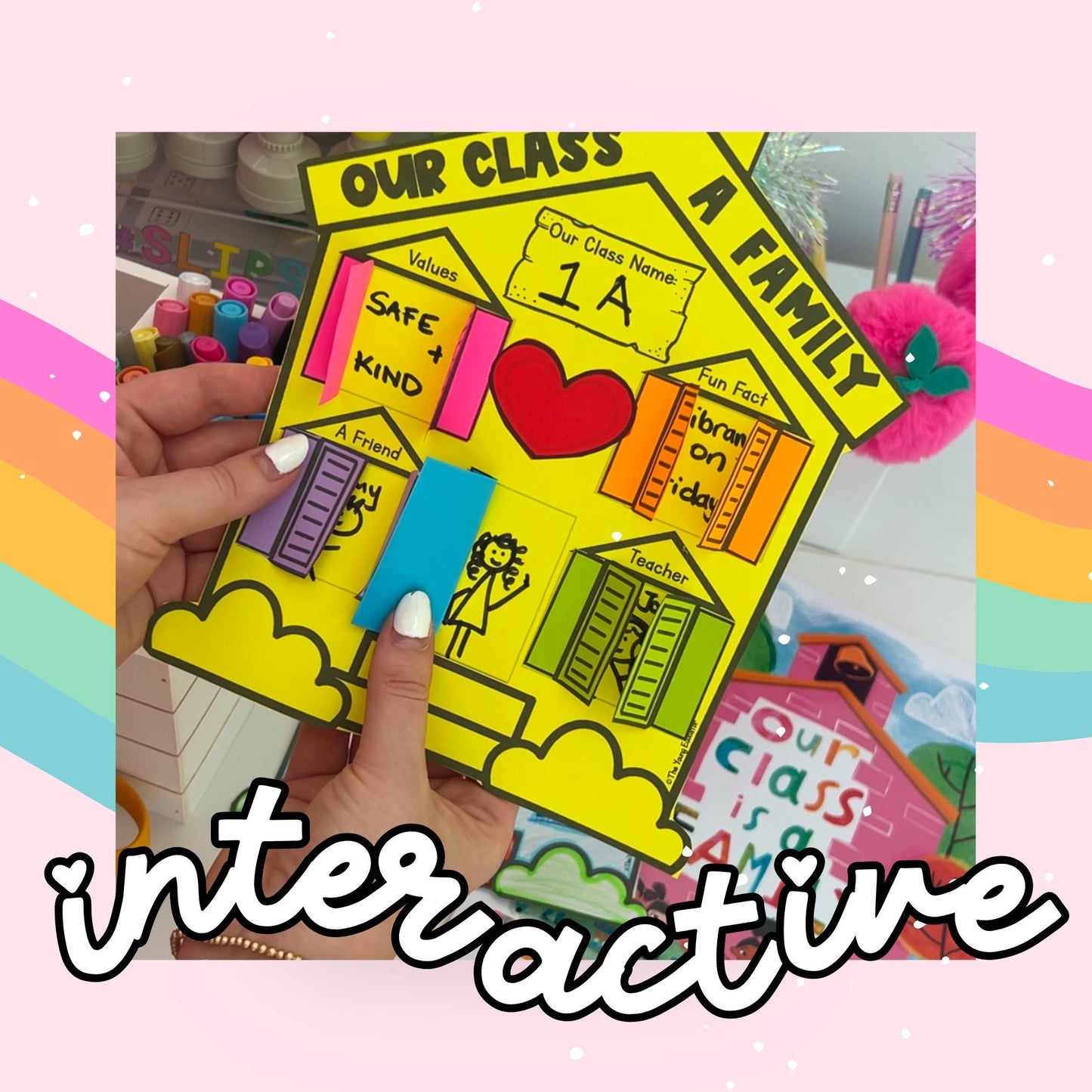 Our Class is a Family Craft Activity | Interactive Craftivity | Back to School