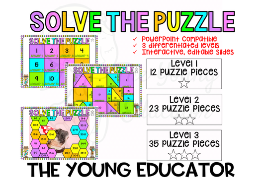 Interactive PowerPoint Puzzle Game for digital learning and engaging activities.