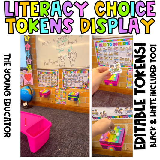 Interactive Literacy Task Choice Board for Students to promote independent learning
