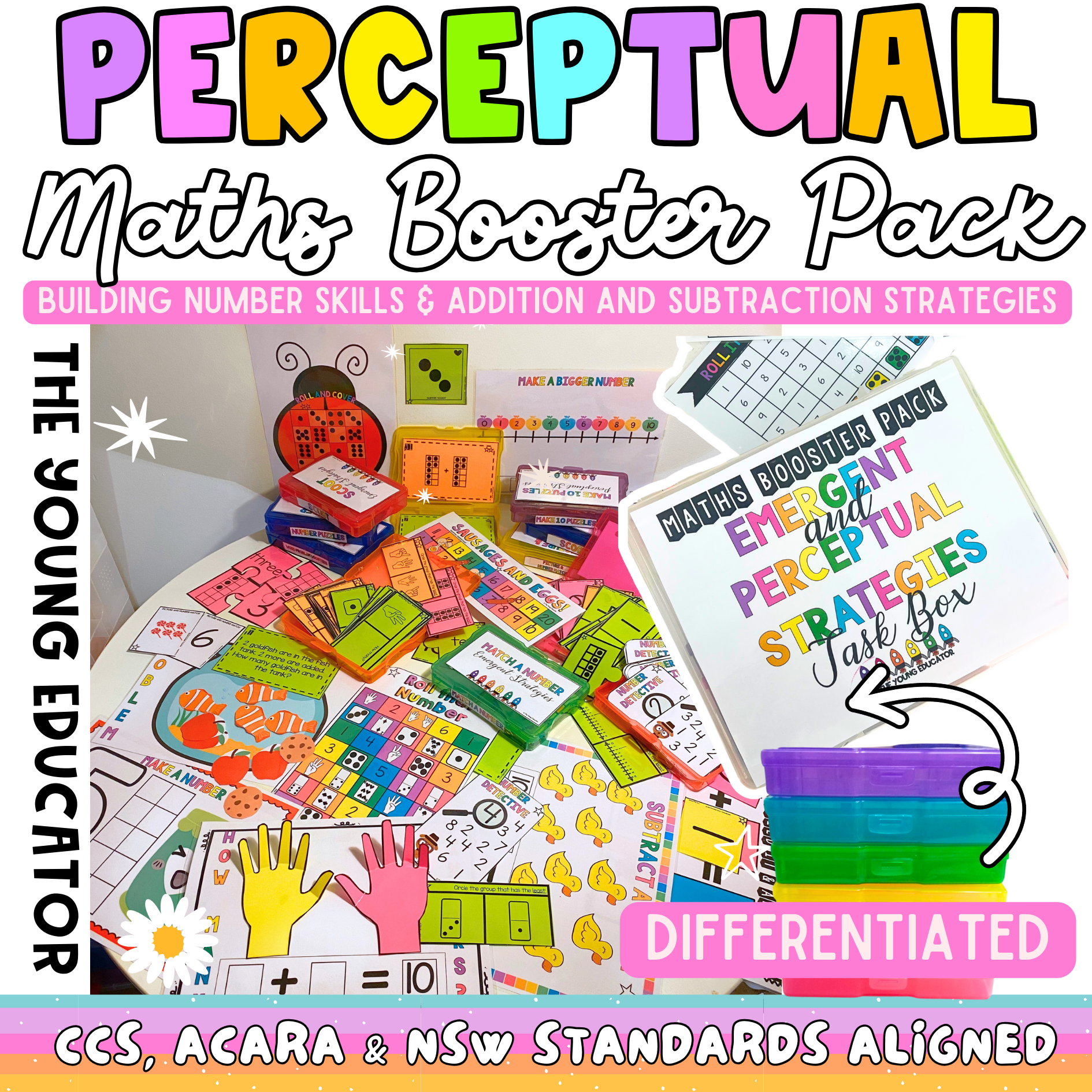 Interactive math activities preschool pack for early number sense and problem-solving.