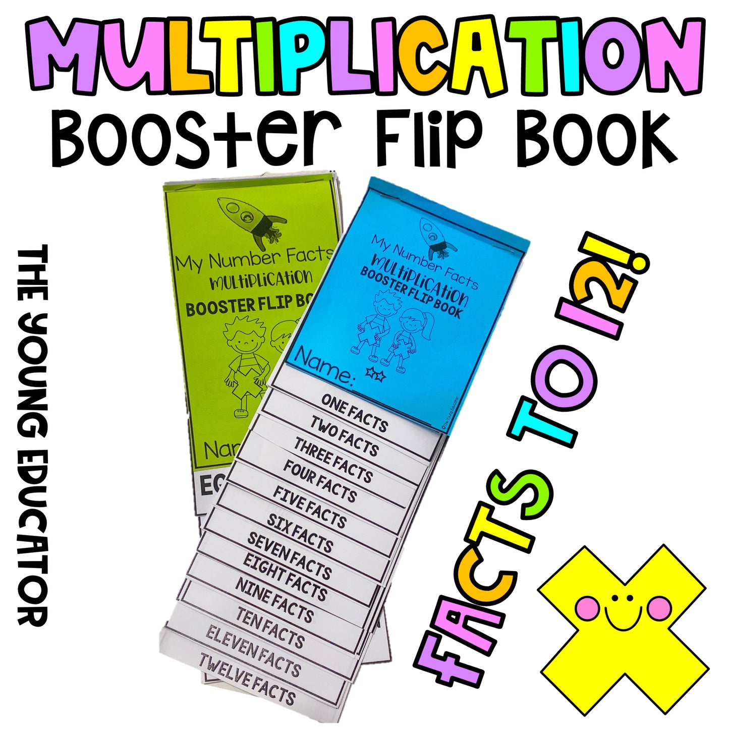 MULTIPLICATION BOOSTER FLIP BOOK - MULTIPLICATION FACTS