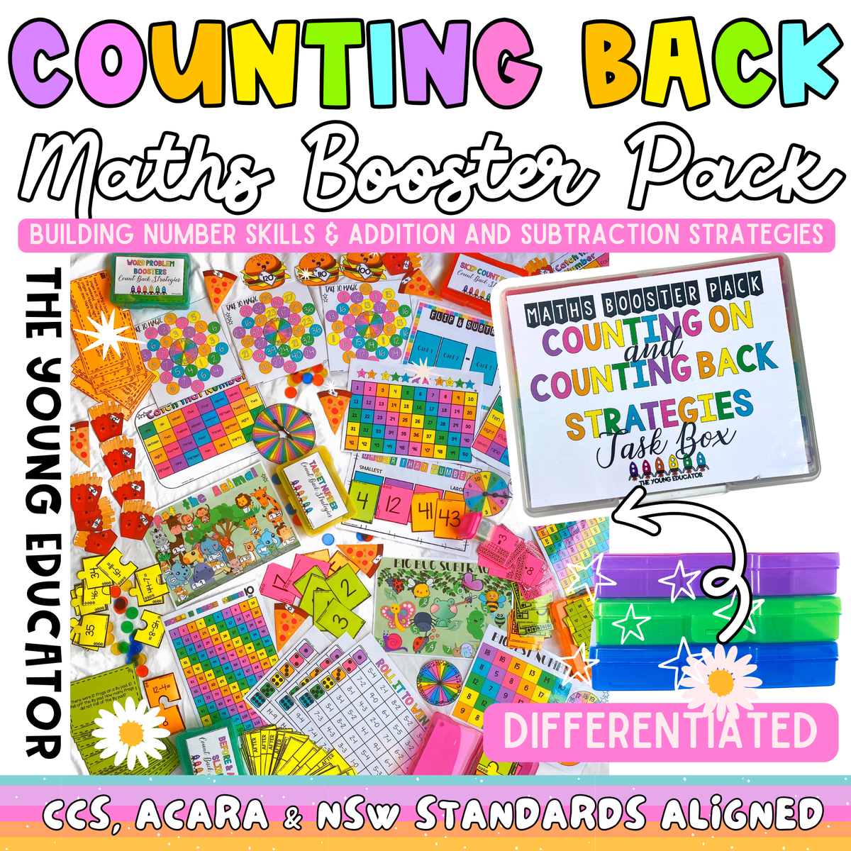 Counting Back Strategies Maths Booster Pack