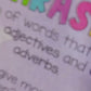 GRAMMAR POSTERS - PASTEL RAINBOW