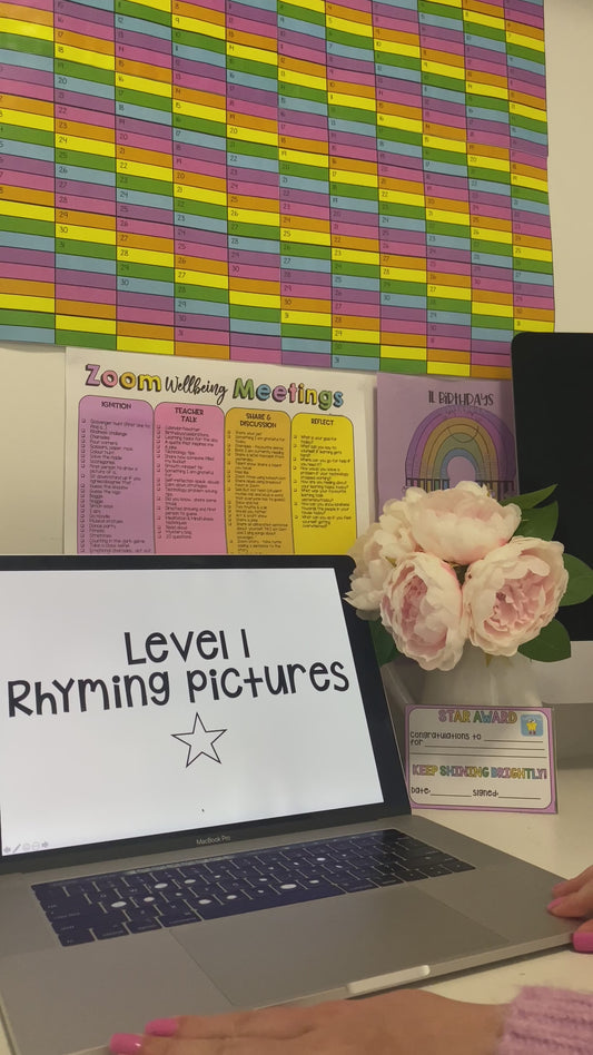 RHYME TIME POWERPOINT *Differentiated Game Slides*