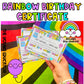 Printable Birthday Certificate Award for Students – fun and customizable birthday certificates for kids' classrooms.