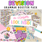  Printable Grammar Booster Pack for lower grades with interactive grammar activities.
