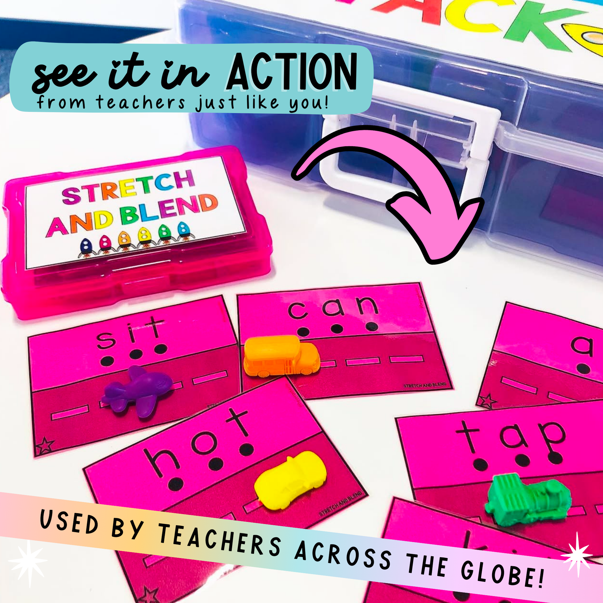 Reading Booster Pack for Early Learners with differentiated phonics activities for improved reading fluency.