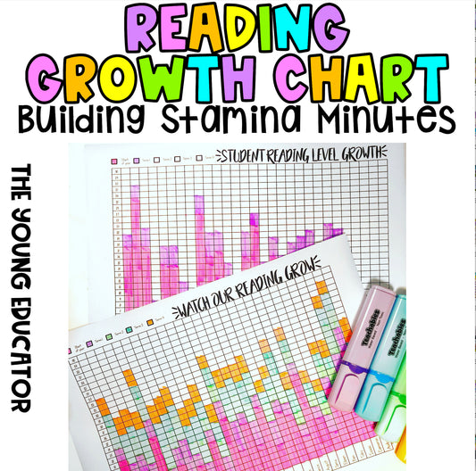 Reading Growth Chart for tracking student reading stamina and literacy progress.