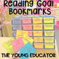Reading Strategies Bookmarks for tracking student reading goals and comprehension strategies.