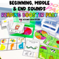 Reading Strategy for Students – printable phonics activity for identifying beginning, middle, and end sounds.
