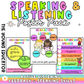Speaking and Listening Posters for classroom communication and discussion skills development.