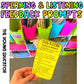 Speaking and Listening Bookmark with Student Speaking Prompts for classroom discussions.