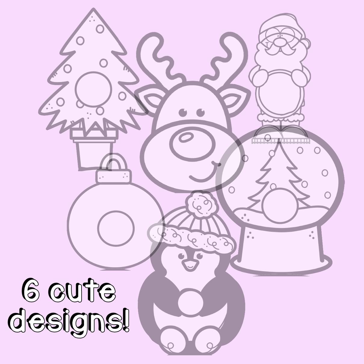 Student Christmas gift idea with holiday-themed lollipop gift tags for the classroom.