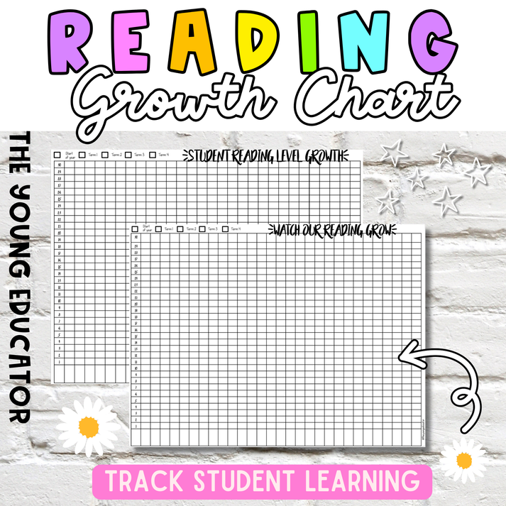 Reading Growth Chart | Shop Student Reading Progress Tracker & Literacy ...