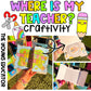Fun Substitute Teacher Activity craft for students to predict where their teacher is while they’re away.