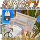 Summery Weekly Lesson Plan Template – Editable lesson planner for teachers with warm, neutral aesthetics.