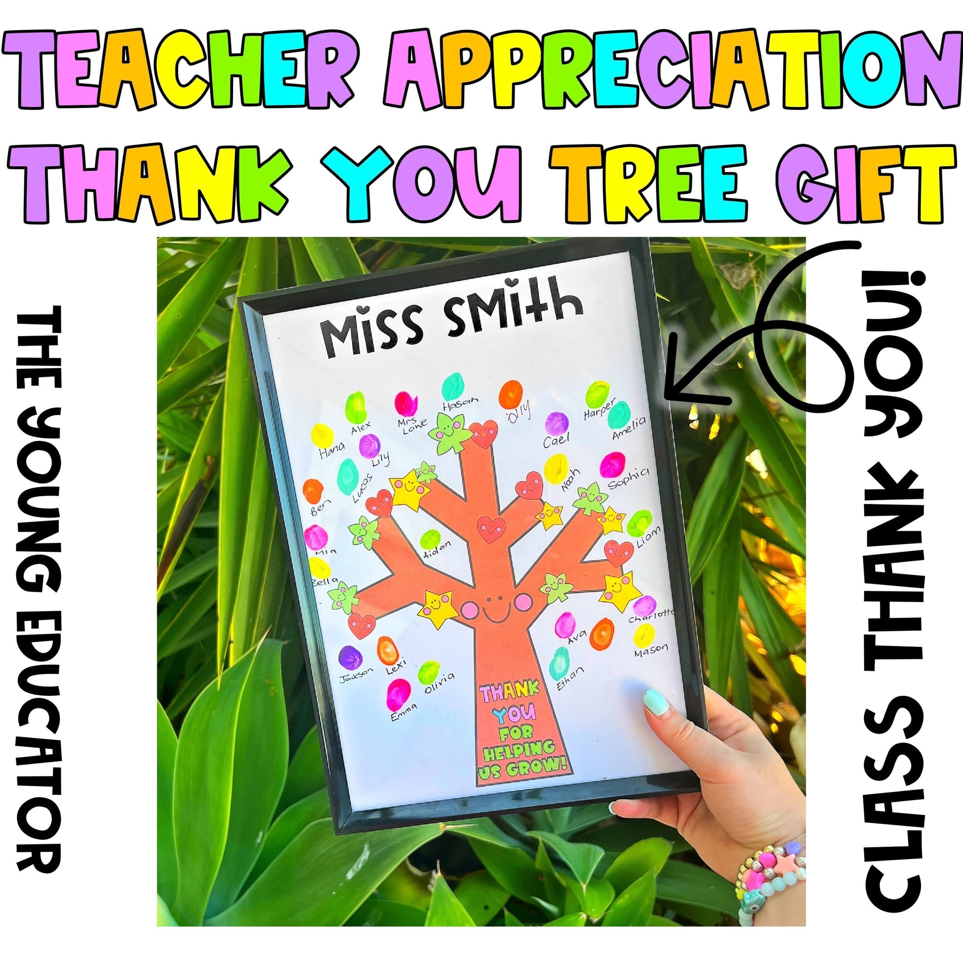 Teacher Appreciation Gift – Tree-themed keepsake for a heartfelt thank you.
