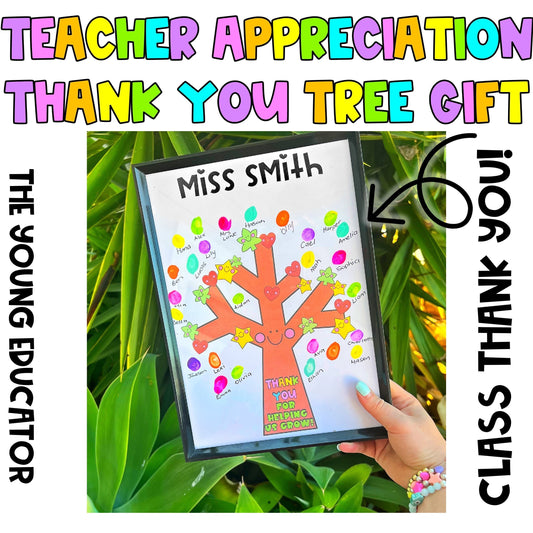 Teacher Appreciation Gift – Tree-themed keepsake for a heartfelt thank you.
