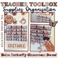 Teacher Drawer Storage labels for organizing classroom essentials in a stylish and functional way.