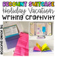 Engaging vacation writing activity printable for students to recount holiday experiences.