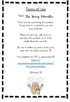 Writing Checklist for Early Learners to support writing skill development and self-reflection.