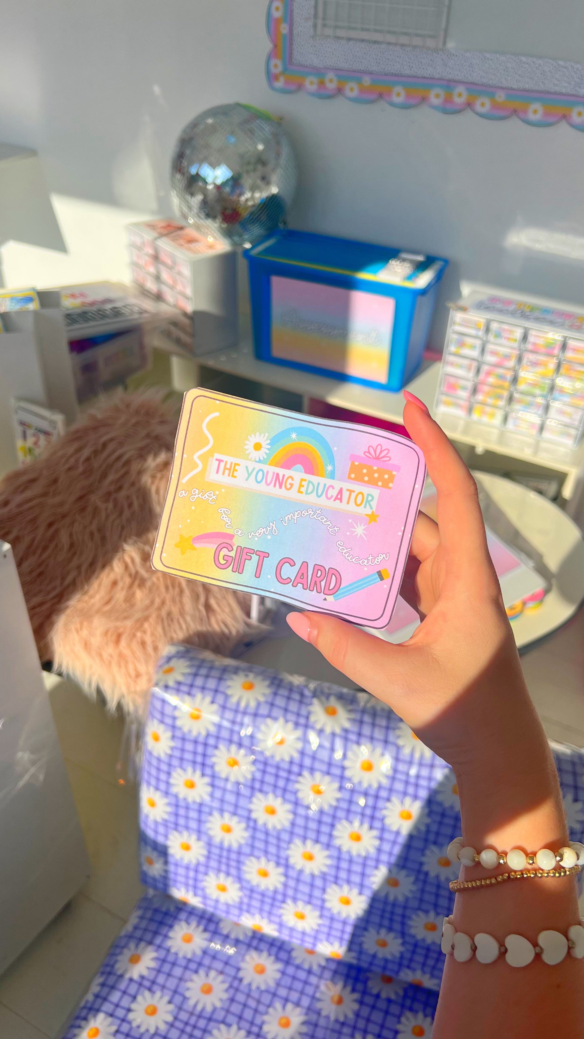 Young Educator Gift Card – The perfect digital teacher gift for appreciation, birthdays, and holidays. Convenient and flexible for all educators.
